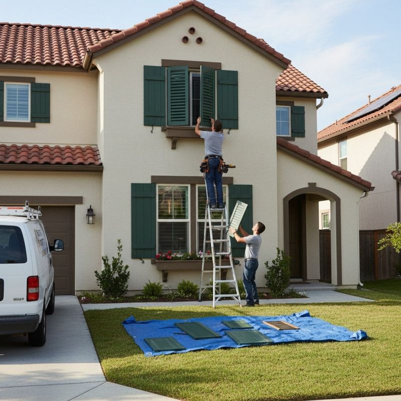 Exterior Shutters Repair in Alpharetta, GA