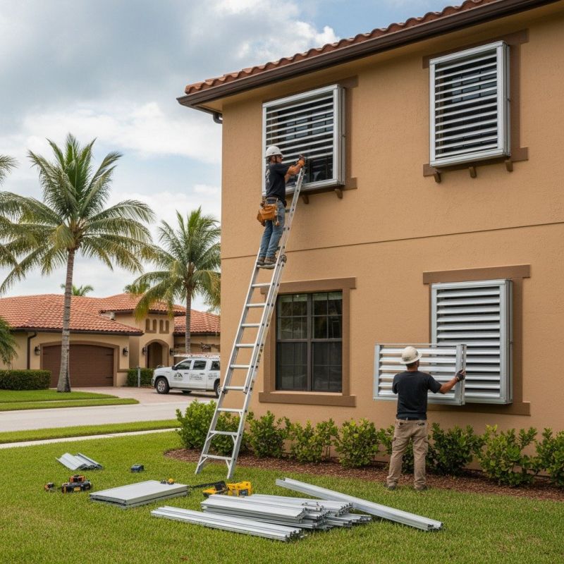 Hurricane Shutter Installation in Alpharetta, GA